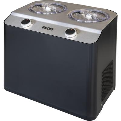 UNOLD Eismaschine "48835 Doppio nero", schwarz, B:40,9cm H:38cm T:30,7cm, Eismaschinen