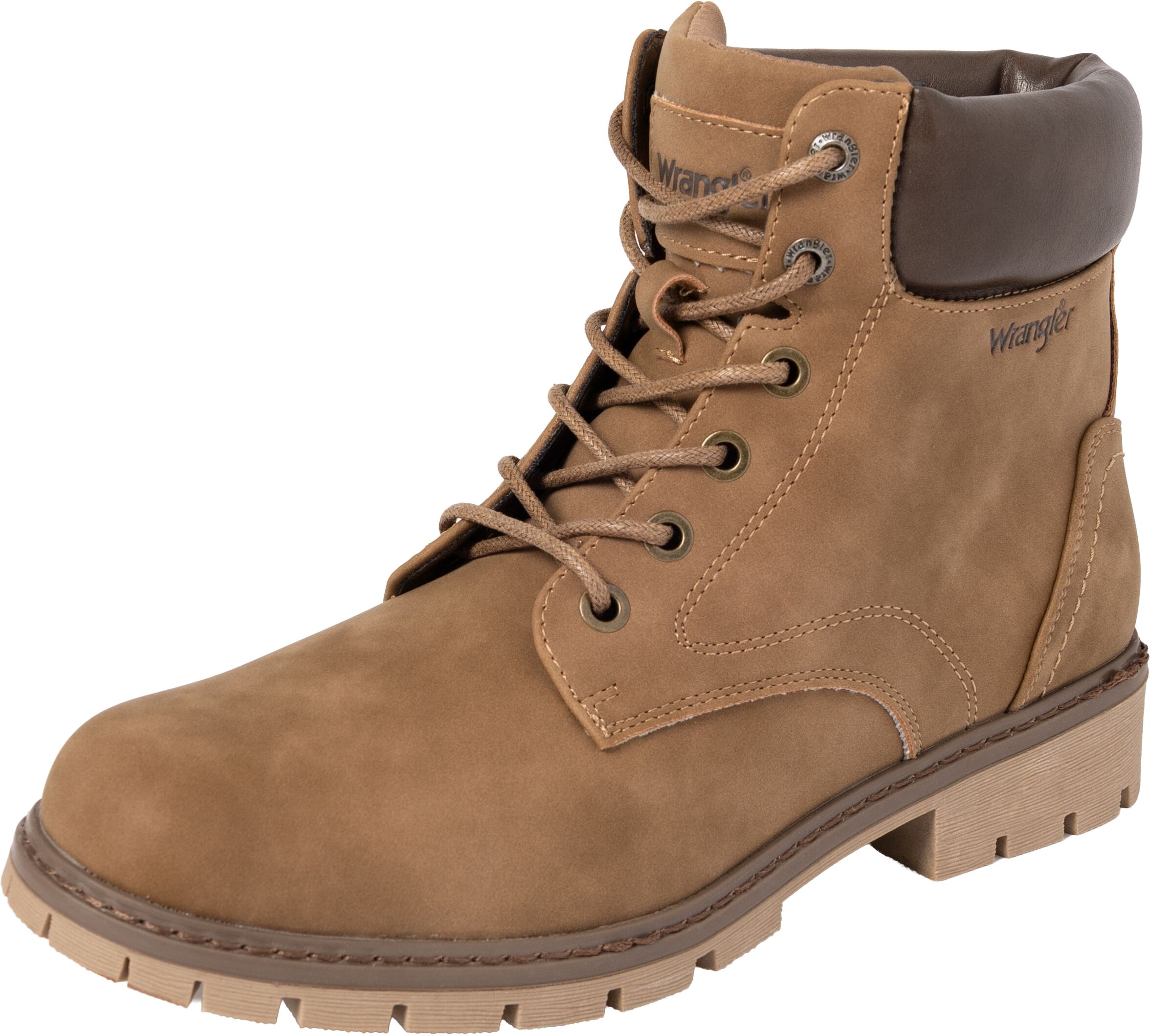 Winterstiefel WRANGLER "OAKLENN WOMEN HIGH", Damen, Gr. 40, chestnut, Synthetik, Textil, Schuhe Winterstiefel chestnut 40