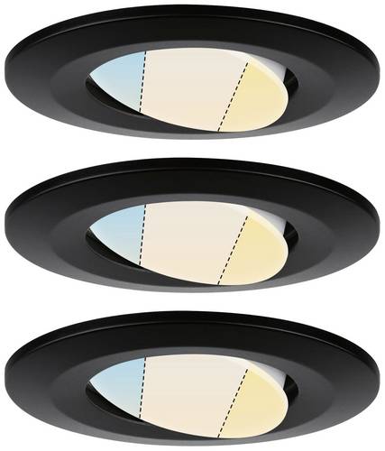 Paulmann 93096 Calla WhiteSwitch LED-Einbauleuchte LED 15W Schwarz (matt)