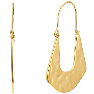 Paar Creolen YOKOAMII "Set: Y41", gelb (gelbgold), Ohrringe, Damen, 54,9, Creolen gelbgold