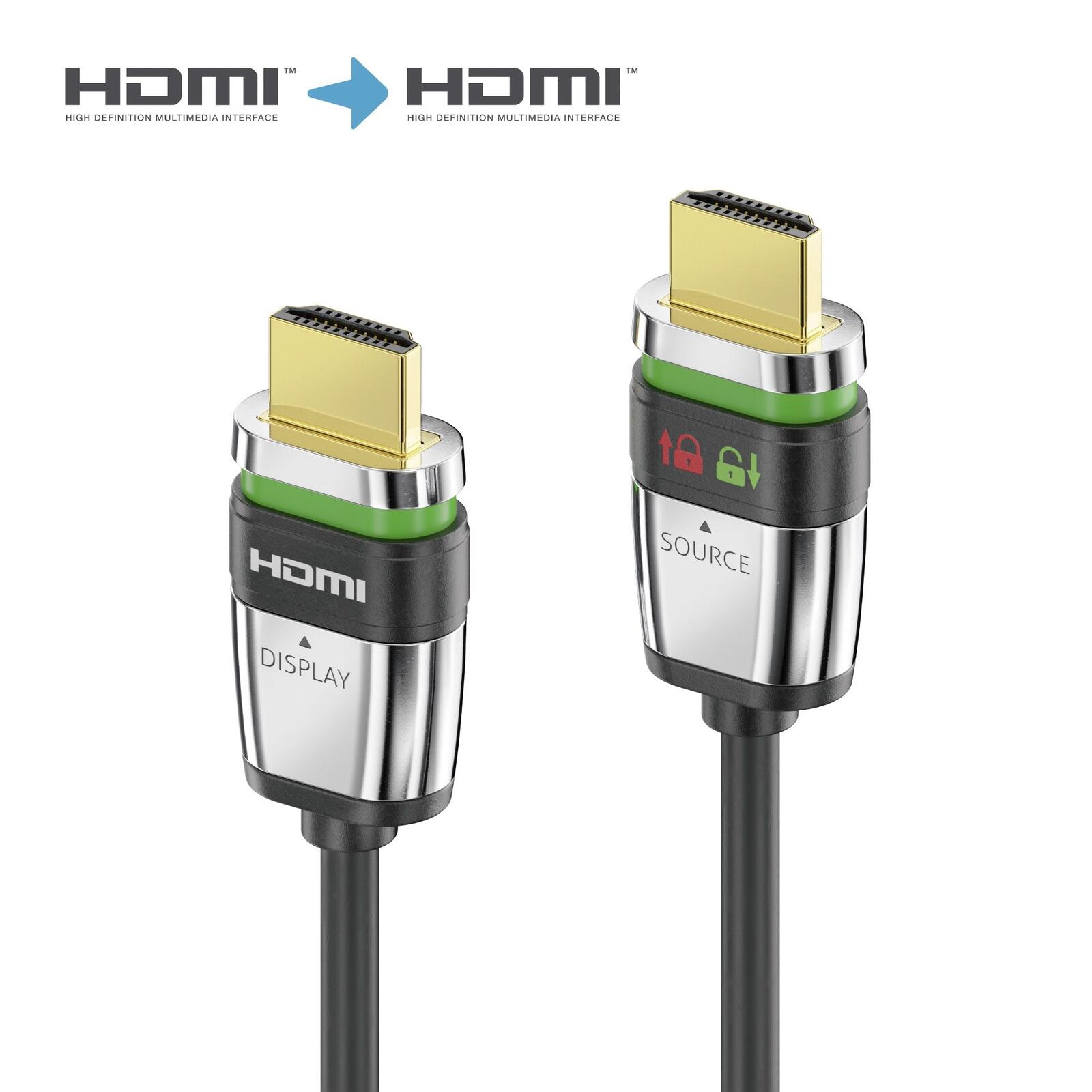 FiberX Serie - HDMI 4K ULS Glasfaser Extender Kabel - 60m - LSZH FX-I355-060