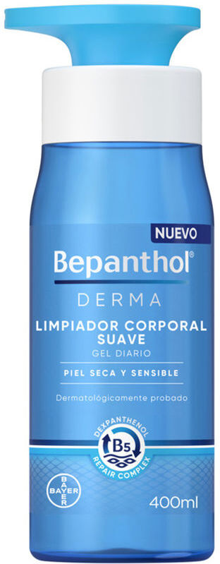 Bepanthol Derma Gel nettoyant doux pour le corps à usage quotidien 400 ml