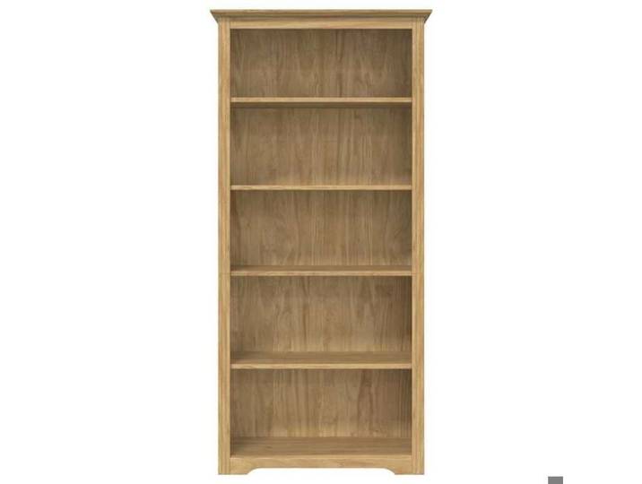 BEAU Bibliothèque de rangement - ZENCORE - Organisateur de Livre - Pour Séjour - BODO Marron miel 82x40x173cm LH39501