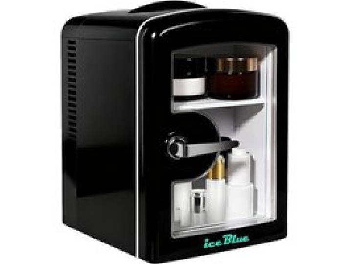 Mini réfrigérateur Iceblue 4L/6 canettes avec fenêtre beauté et boissons portable maison/bureau