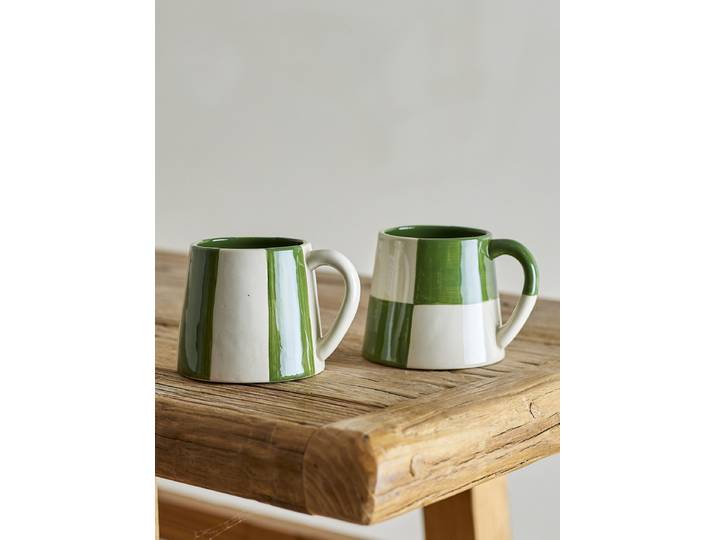 Tasses Floki lot de 4 Ø 10cm Vert/Vert
