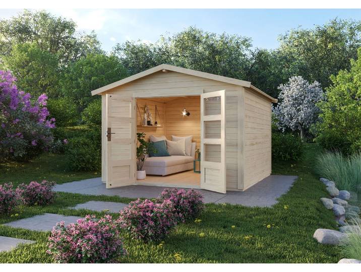 Woodfeeling Gartenhaus Talkau 8 naturbelassen; 83340
