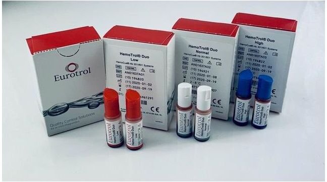 HEMOCUE HemoTrol Duo Normal 1ml 2/fp