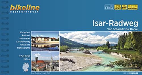 Esterbauer Verlag - Isar-Radweg: Von Scharnitz zur Donau, 280 km, 1:50.000, wetterfest/reißfest, GPS-Tracks Download, LiveUpdate (Bikeline Radtourenbücher) - Preis vom 11.10.2026 03:10:56 h