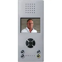 Merten TwinBus Video-Freisprechstelle Color Komfort (aluminium)