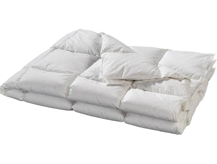Daunenbettdecke BILLERBECK Billerbeck Duvet Alivia Medium , weiss (weiß), B/L: 200cm x 210cm, Bettdecken, Daunenbettdecke
