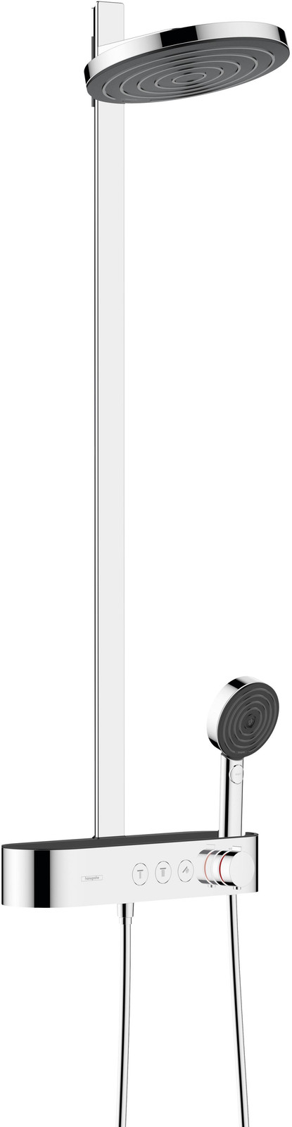 Hansgrohe Pulsify Douchekolom 260 met 2 straalpatronen, EcoSmart technologie en Shower Tablet Select 400