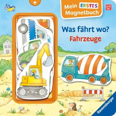 Mein erstes Magnetbuch - Was fährt wo? Fahrzeuge, Gebundene Ausgabe von Sandra Grimm, Ravensburger Verlag GmbH, 978-3-473-42097-1