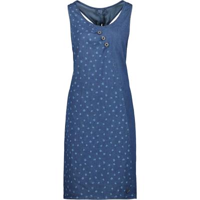Sommerkleid ALIFE & KICKIN, Damen, Gr. M, Normalgrößen, blau (schwarz denim), 100% Lyocell, Rundhals, Kleider Sommerkleid
