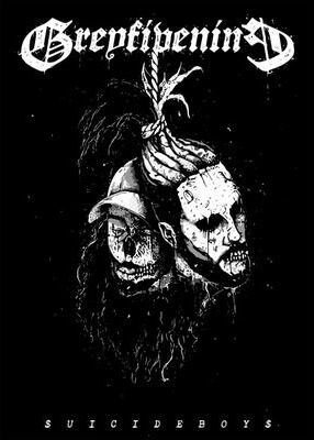 Inspire Select Suicideboys Vintage Canvas Poster Hip Hop Rap Album Wall Art Decor 5 20x28 In Unframed
