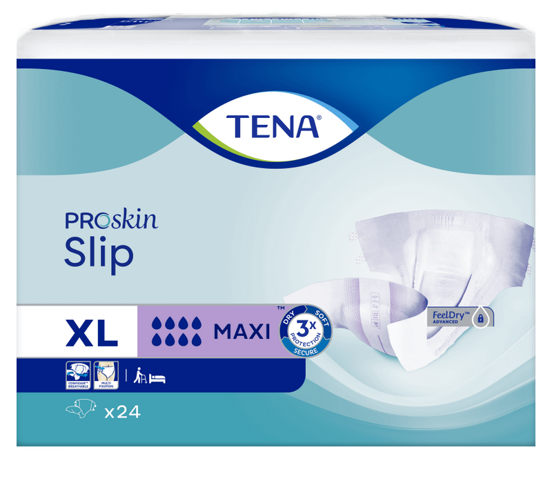 Tena Proskin Slip Maxi XL - 3 paquets de 24 protections