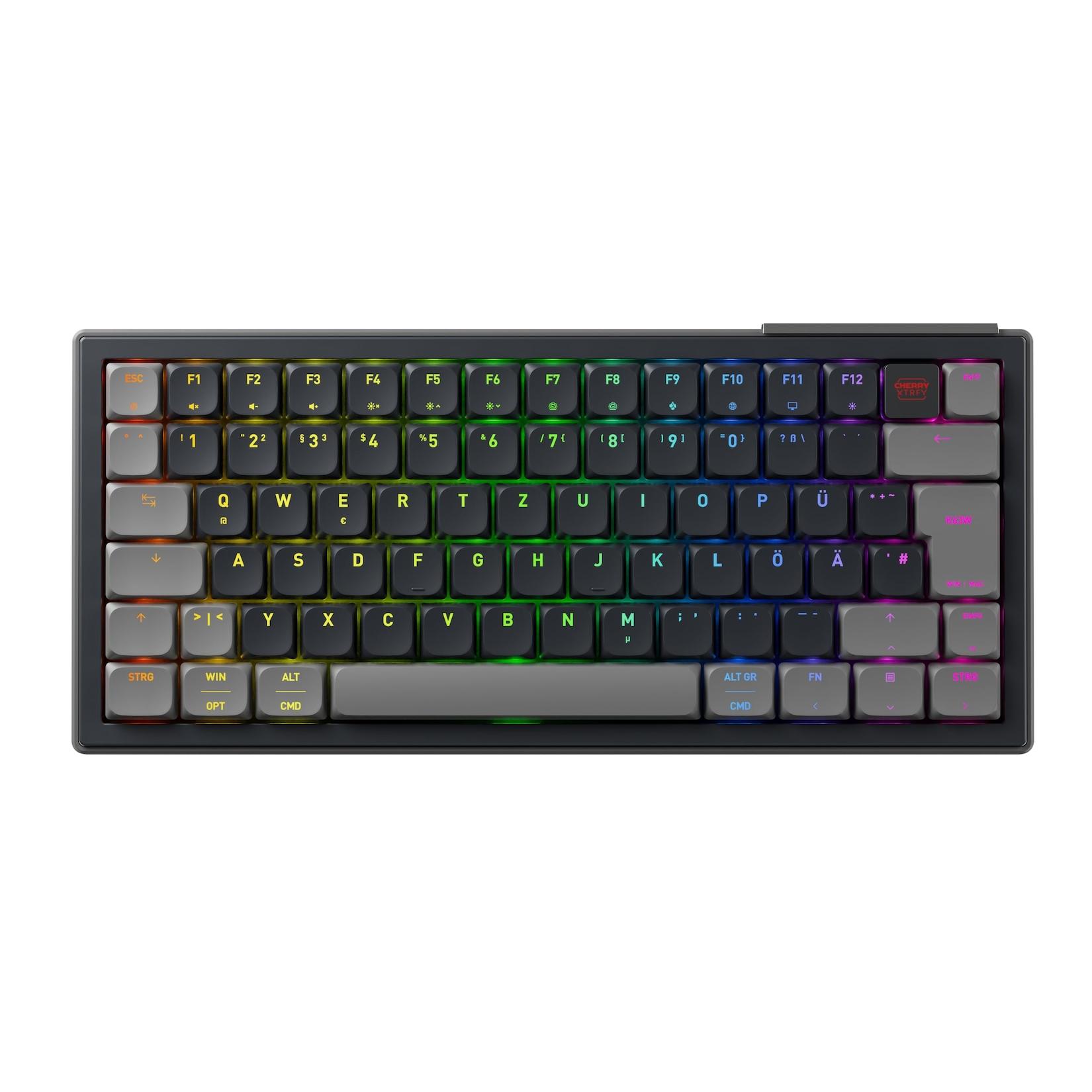 CHERRY Gaming-Tastatur XTRFY K63W Pro Compact Ultra-Wideband (G8A-25600LJADE-2, Gaming, Funk, mechanisch)
