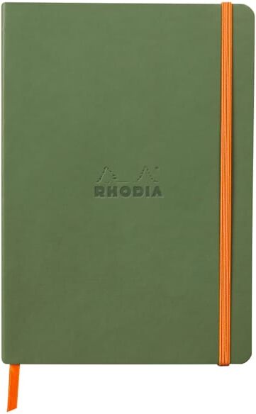 Rhodiarama soft A5 sage ruled ivory