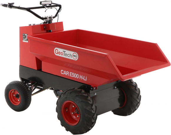 Car GeoTech Pro E500 H-Li - Akku Schubkarre Mini-Dumper - Mulde 500kg
