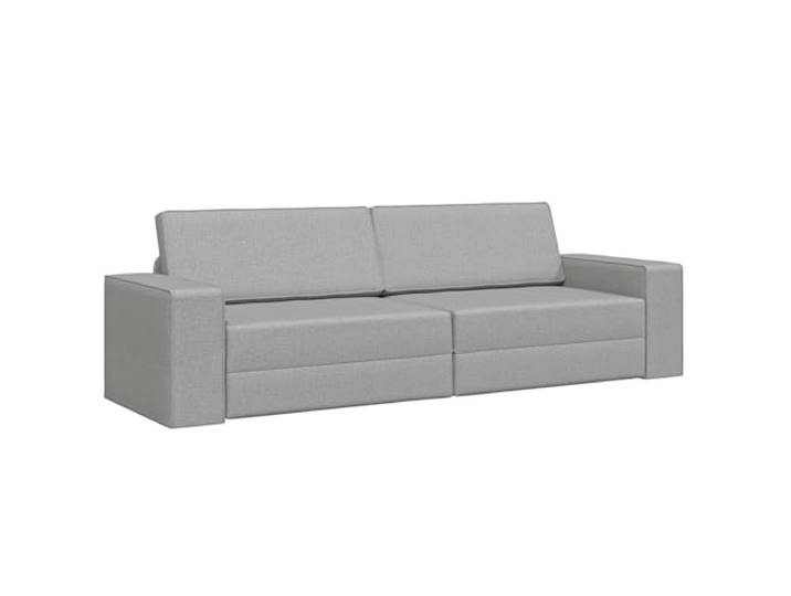 Makastle SchlafSofa Couch Wolkengrau 245 x 78 x 77 cm Stoff
