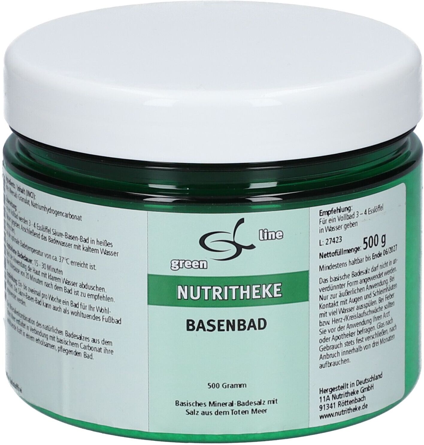 green line Basenbad Pulver 500 g