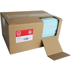 RS PRO Mehrzwecktücher, Blau, 240 x 380mm, 200 Stü, Reinigungsutensil, Blau