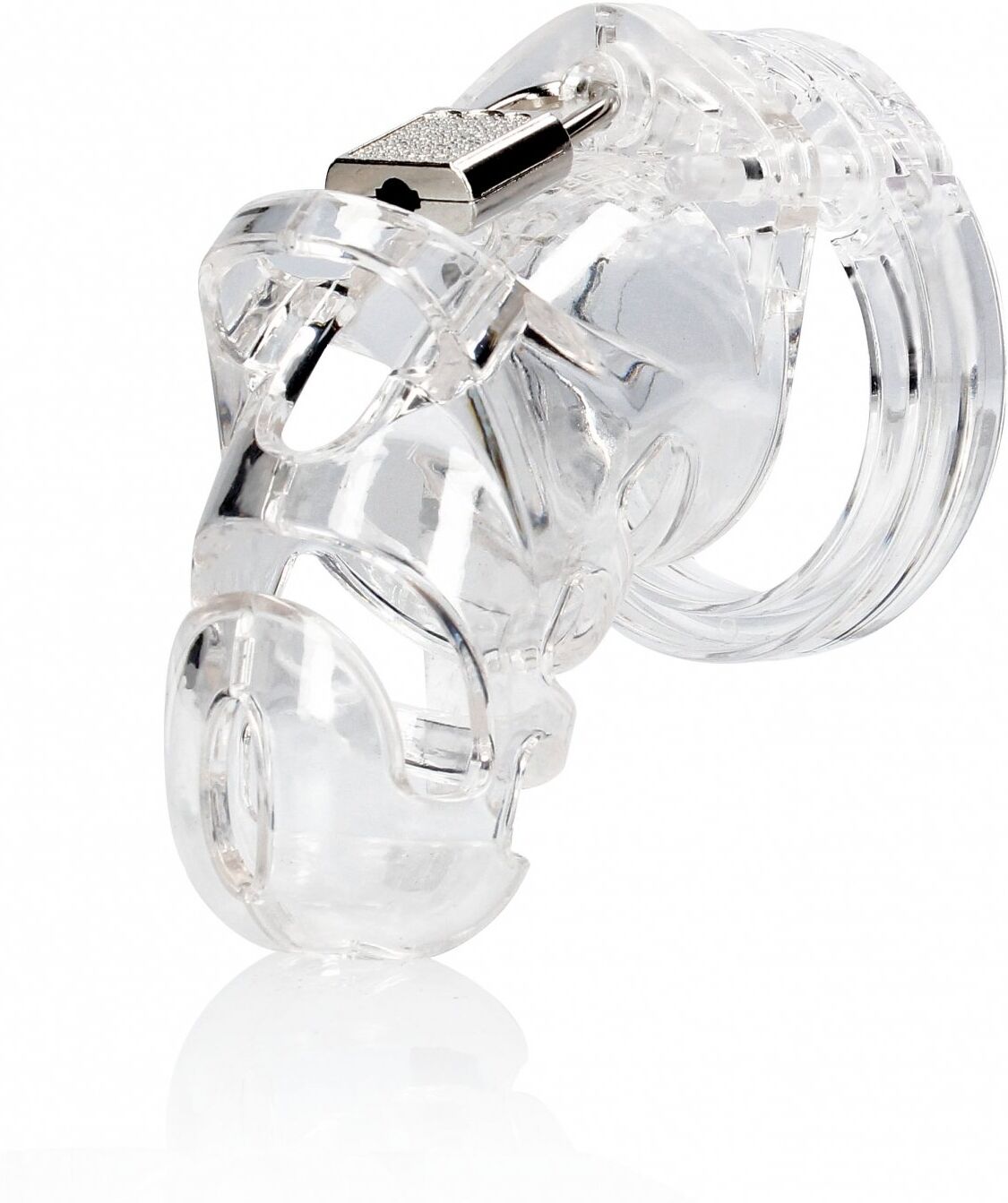 ManCage Model 25 - Cage chasteté - 9 cm - Transparent