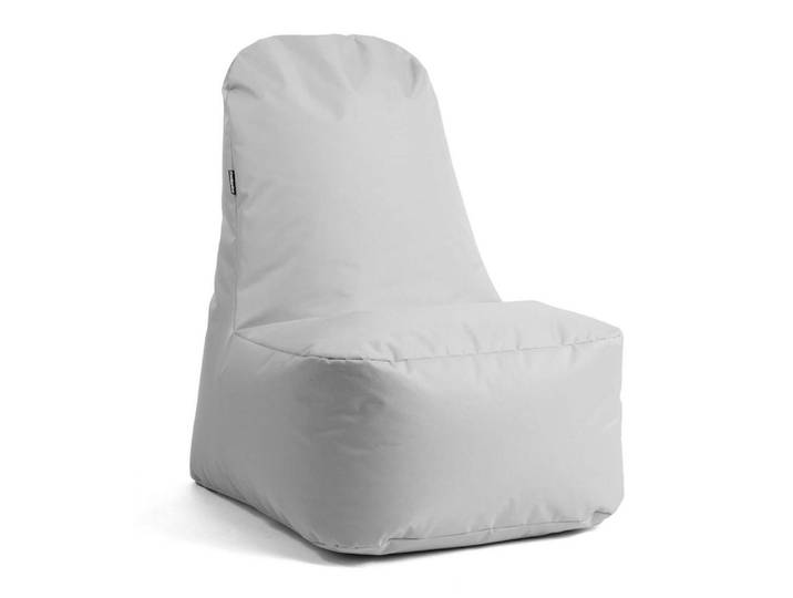 Mokebo Outdoor Sitzsack Der Däumchendreher, Grau, 60x86x85 cm, Gartenmöbel, Gartensessel, Outdoor-Sitzsäcke