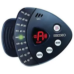 Seiko STX1N Clip-on Digital-Stimmgerät, Stimmgerät, Schwarz