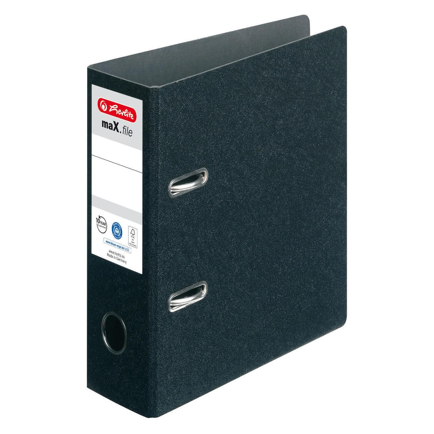 Herlitz Hartpappe-Ordner (A5, 75 mm, 1 Stk.) (5175807)