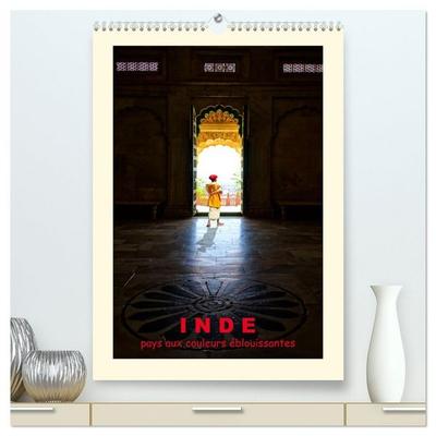 INDE pays aux couleurs éblouissantes (Calendrier mural 2026 DIN A2 horizontal) calendrier de bureau