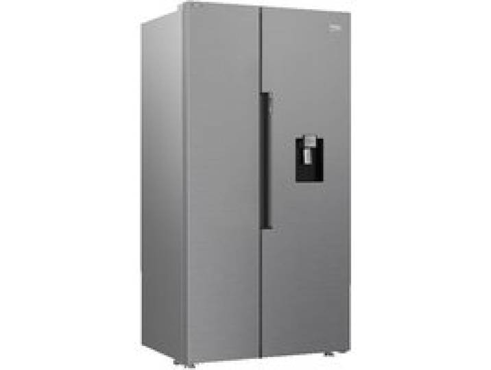 Réfrigérateur Pose libre Side by side Froid ventilé E 576 L Métal brossé