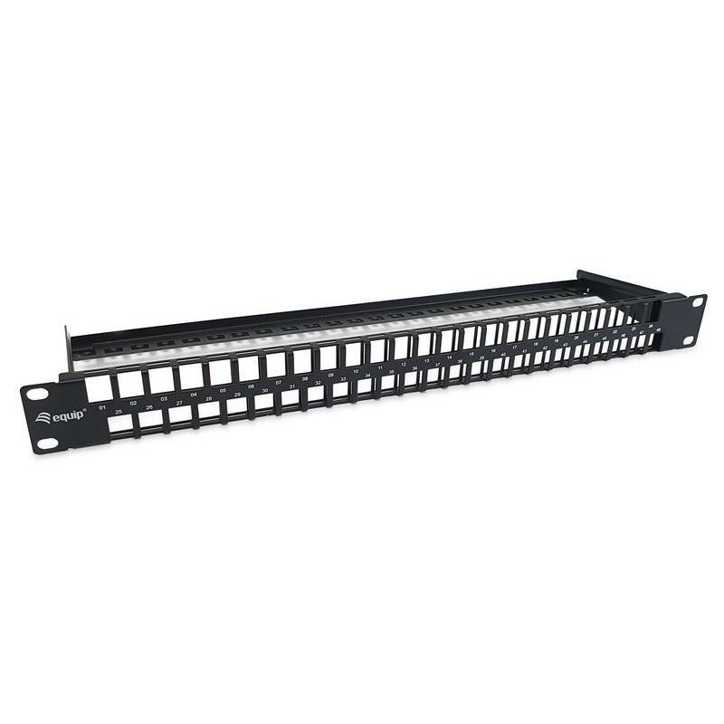 Equip 19" Keystone Patchpanel Cat6 48x RJ45 1HE