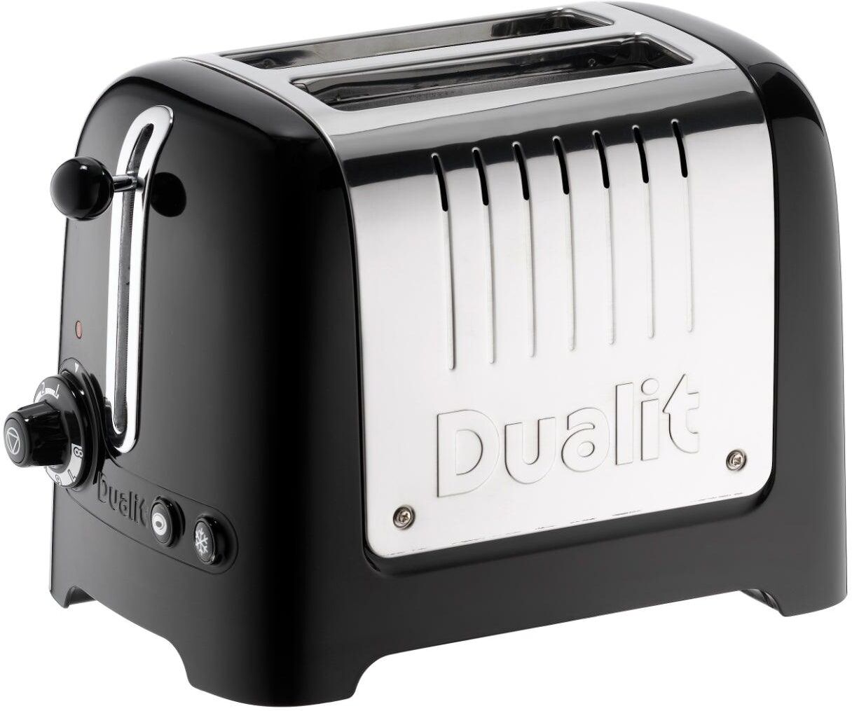 Dualit Lite 26205 2 Slice Toaster - Black & Chrome