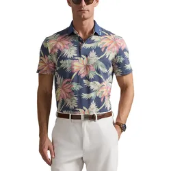 RALPH LAUREN Polo Knit Tour Pique, indigo/bunt