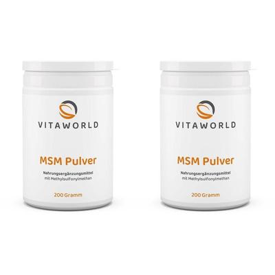 MSM 100% rein Pulver 2x 2x200 g