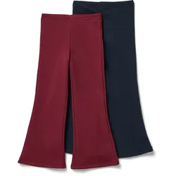 Tchibo - 2 Flared Kinder-Thermoleggings mit angerauter Innenseite - Baby - Gr. 86/92 - dunkelblau