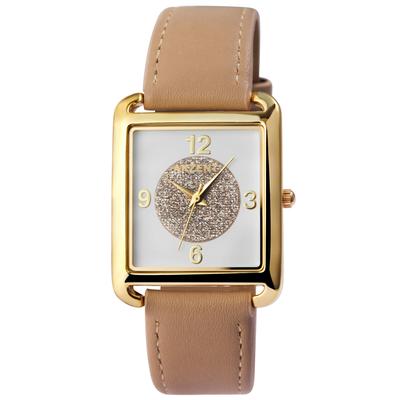 Mechanische Uhr LADY, beige, Armbanduhren, Damen