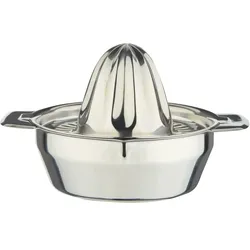 KHG Zitruspresse  KHG Küchenhelfer , silber , Edelstahl , Maße (cm): B: 13 H: 10,5