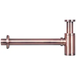 Differnz, Siphon, Sifon Rood Koper – Sifon Wastafel – Mix&Match Fonteinsifon (Flaschensiphon)