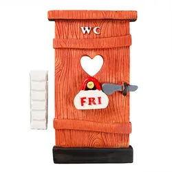 Det Gamle Apotek Wichteltür Toilettentür für Wichtel, 7 x 14 cm