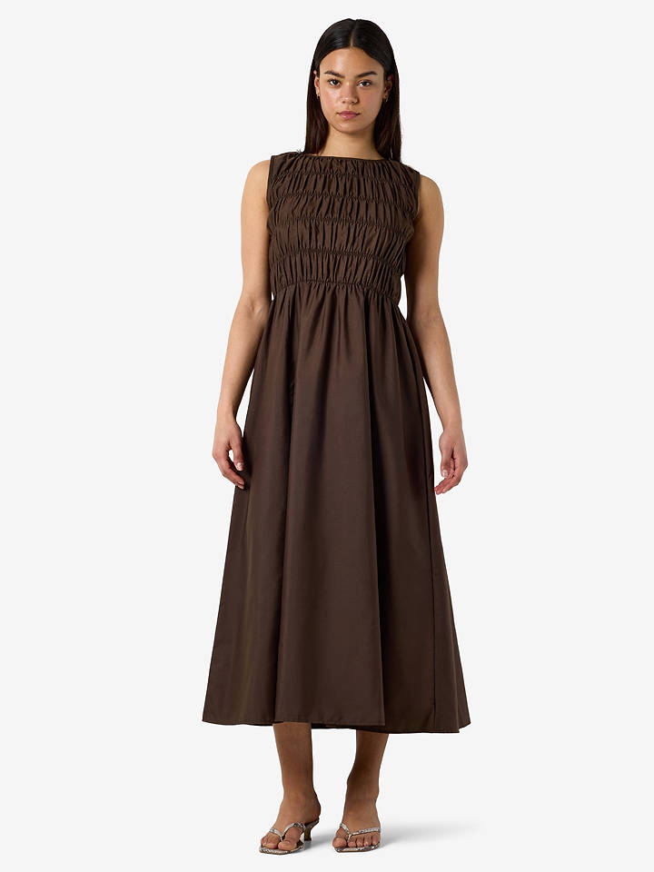 Noisy may Kleid in Braun - M