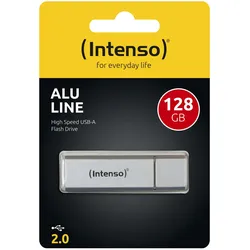 Intenso Alu Line silber    128GB USB Stick 2.0