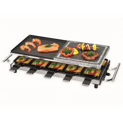 Proficook Pc-Rg 1144, Racletteofen, Silber, Schwarz
