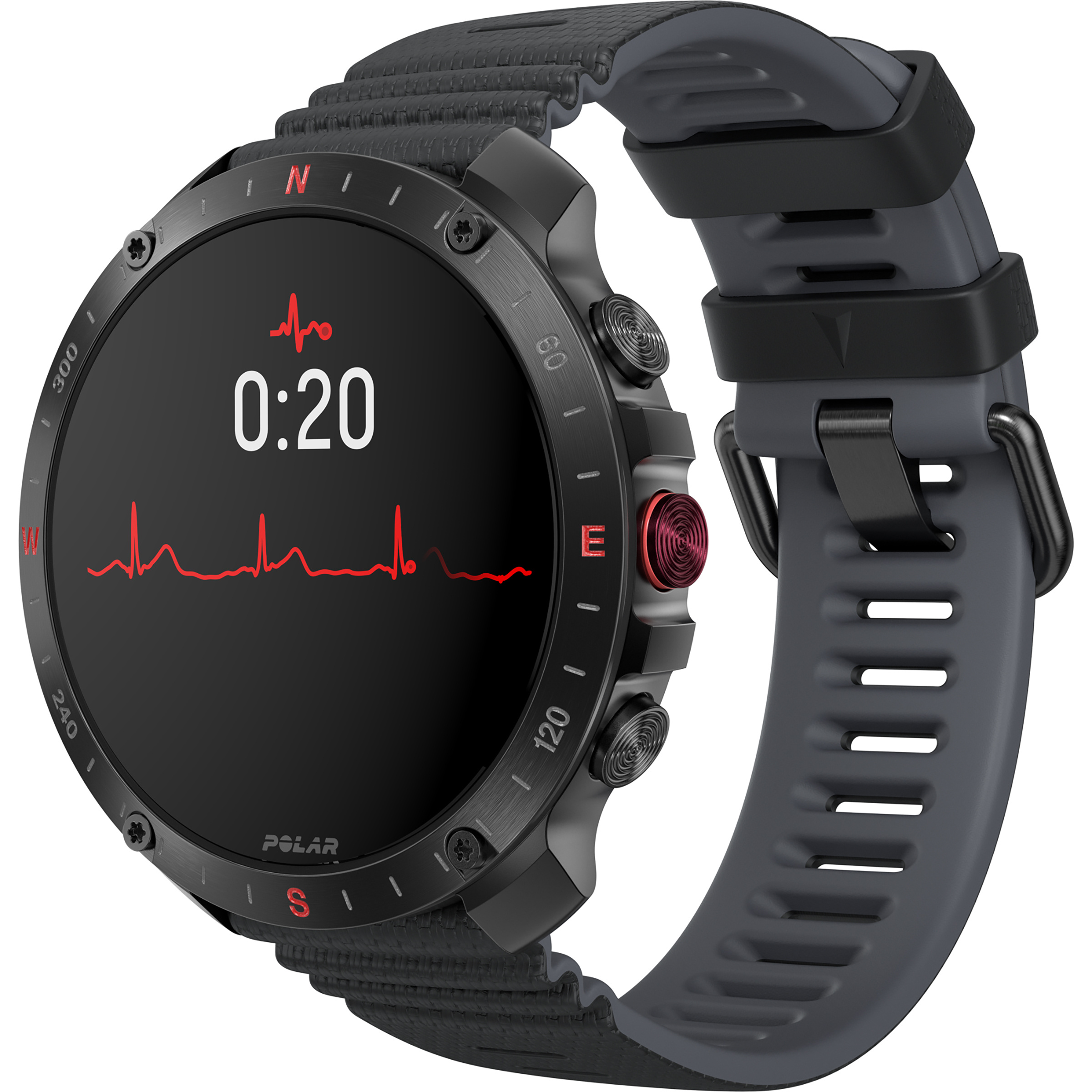 Polar Grit X2 Pro GPS-Uhr GPS Uhren schwarz Bergsteigen | Wandern | Laufen | Mountainbike | Rennrad | Skitour | Training & Fitness | Expedition Gewicht 0.079 kg