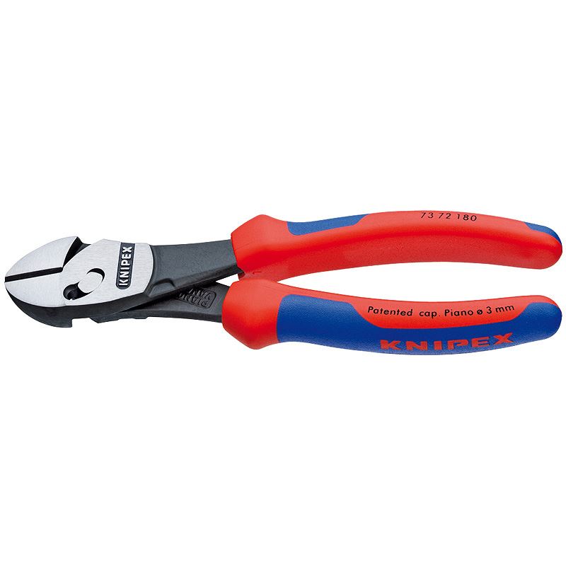 Kraftseitenschneider L.180mm schneidet nochmal 50% leichter m.2K.-Hüllen Knipex