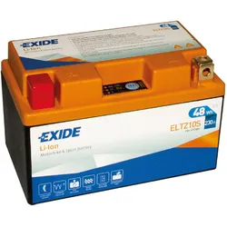 Exide ELTZ10S Li-Ion Lithium Motorradbatterie 12V 4Ah 230A