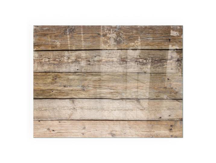 Tulup Kaminbodenplatte 80x60 cm - Holzbrett in Anordnung, Beige, Glas, Rechteckig, 80x60x0.4 cm, Elektrogeräte, Heizgeräte, Elektrokamine