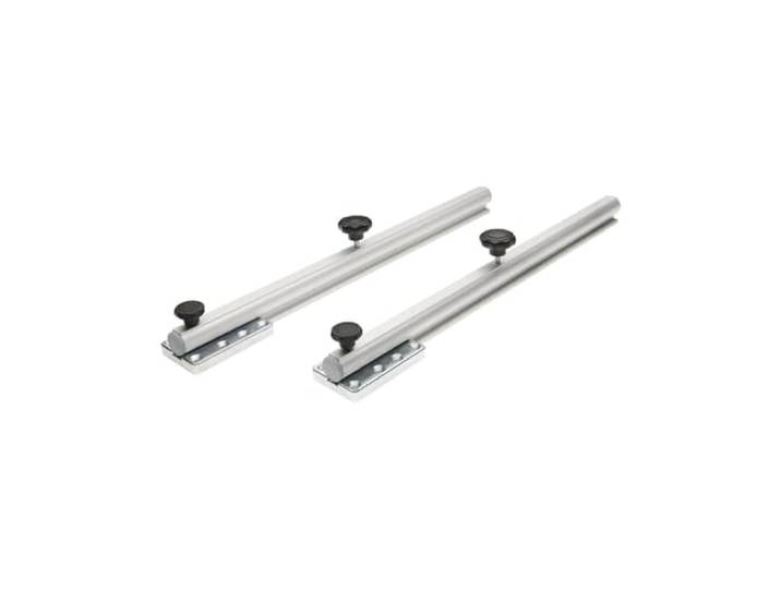 Gedotec Tischverlängerung TIVER - Tischplattenverlängerung 60 kg je Set 1 Set Tischplatten-Verlängerung 500 mm - Esstisch-Verlängerung Aluminium, Tischerweiterung für Holz-Tischplatten ab 25 mm