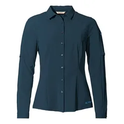 Vaude Damen Farley Stretch Bluse - 44 - dark sea