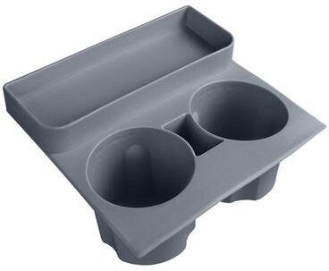United Tesla Model Silicone Cup Holder Insert Center Console Coaster And Drink Stabilizer gray